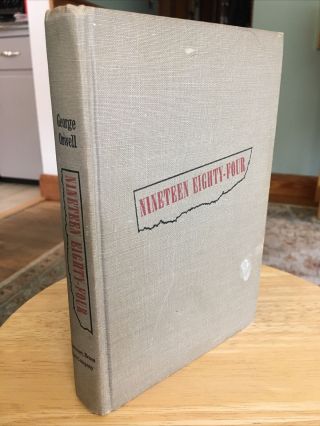 Nineteen Eighty - Four George Orwell Hardcover 1949 Harcourt,  Brace