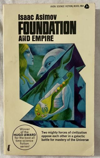 Foundation And Empire By Isaac Asimov (1966) Avon Paperback - 19th