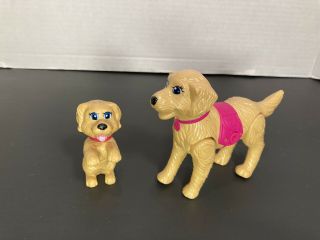 Mattel Barbie Pet Dog Lot; Strollin Pups Walking Taffy Mama Replacement,  Puppy