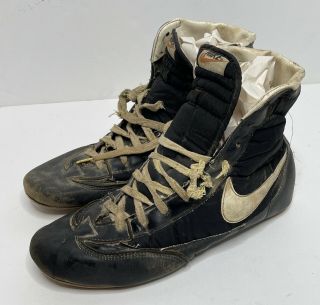 Vintage Nike Wrestling Shoes Size 10 800709ht 80’s?