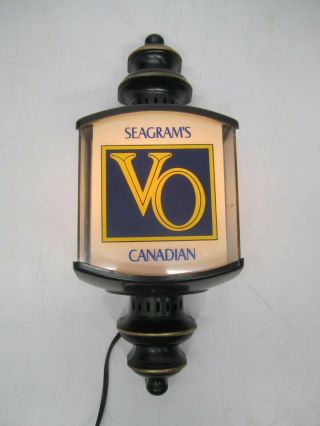 Vtg Seagrams Vo Very Own Canadian Whisky Advertising Light Sign Bar Claremould