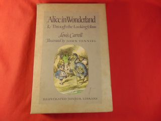 Alice In Wonderland 1946 Through The Looking Glass Lewis Carroll Hc Book Lllustr