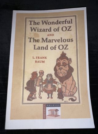 The Wonderful Wizard Of Oz & The Marvelous Land Of Oz By Baum,  L.  Frank (pb)