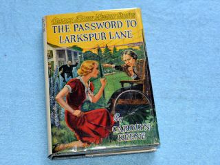 Nancy Drew The Password To Larkspur Lane 10 Early Hc W/dj