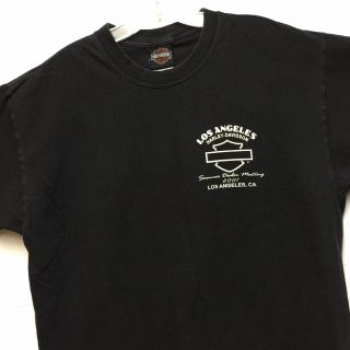Harley Davidson Los Angeles California 2001 Dealer Meeting Vintage T - Shirt