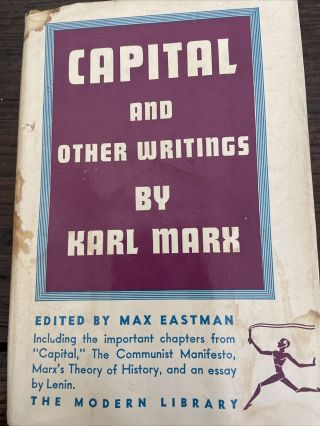 Capital And Other Writings Karl Marx 1959 Communist Manifesto