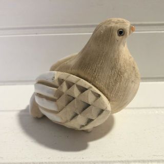 Artesania Rinconada Dove Bird Figurine Uruguay Art Pottery Handmade Vintage