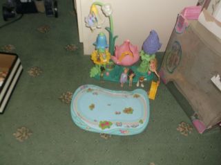 Boxed Barbie Fairy Topia Peony House Little Lands Cost £90 C/w Dolls Etc