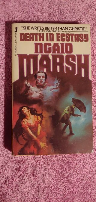 Death In Ecstasy By Ngaio Marsh,  1980 Jove Pb,  Vg,  George Zeil Cover