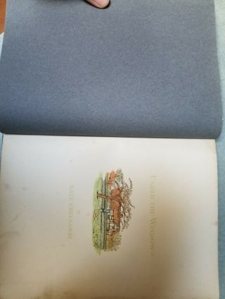1878 Under the Window by Kate Greenway - 1st Edition 1a Variant Schuster 3