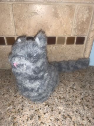 American Girl 5” Pet Cat Kitty Gray Grey Plush 0843