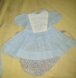 Vintage Terri Lee Baby Blue Baby Doll Dress,  Tagged
