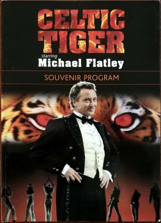 Celtic Tiger Starring Michael Flatley Souvenir Program / Brochure 2005
