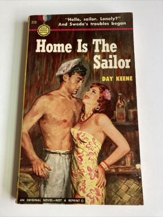 Home Is The Sailor Day Keene Vintage Sleaze Gga Paperback Gold Medal