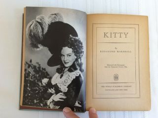 Kitty By Rosamond Marshall Motion Picture Edition Hc Copyr 1943 - 1946 11th Print