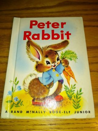 1953 Peter Rabbit Rand Mcnally Junior Elf Book