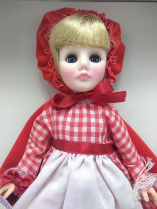 Vintage Effanbee Little Red Riding Hood Doll Never Removed From Box