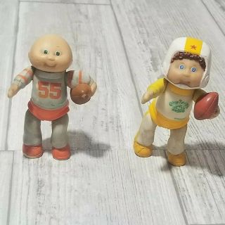 Vintage 1984 Cabbage Patch Kids Pvc Toy Figure O.  A.  A.  Football 55 Yellow Qb