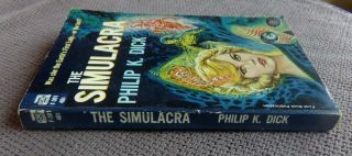 The Simulacra Philip K.  Dick Ace PB F - 301 1964 1st printing Sci Fi Ed Emsh art 2