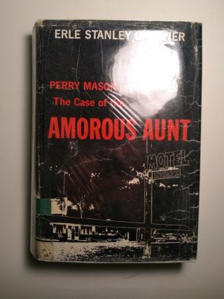 Vintage Perry Mason Mystery Case Of The Amorous Aunt.  Hardcover Book 1963