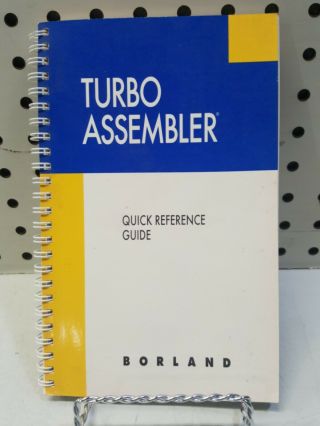 1992 Vintage Borland Turbo Assembler Quick Reference Guide