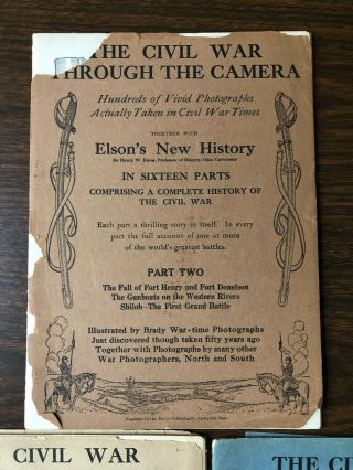 The Civil War Through The Camera – Parts 2,  3,  & 7 - SC 1912 - Monitor - Jackson 2