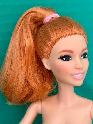 Mattel Barbie Fashionista With Long Red Hair,  122,  Fxl55,  Ex/mint