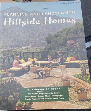 Vintage Sunset Books - Planning And Landscaping Hillside Homes - Modern Garden