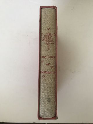 The Tales Of Hoffmann E.  T.  A.  Hoffmann Heritage Press 1943 Slipcase,  Sandglass
