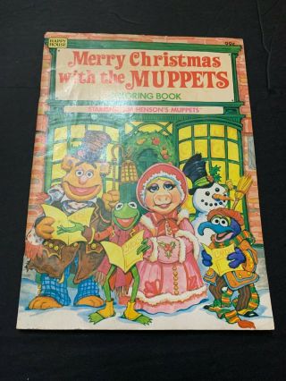 1983 Merry Christmas With The Muppets Coloring Book