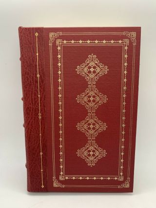 John Donne Poems 1982 Franklin Library 1/4 Leather Book Luxury Poetry Gift Lit