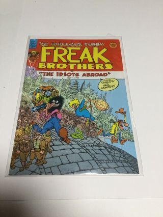 Fabulous Furry Freak Brothers 8 " The Idiots Abroad " Part One Nm Near