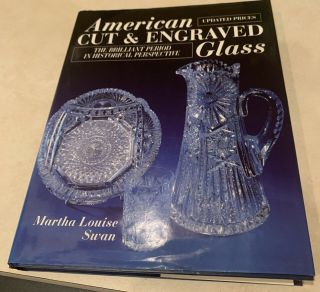 American Cut & Engraved Glass Martha Louise Swan Brilliant Period 1998 Updated