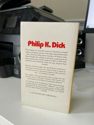 We Can Build You Philip K Dick PBO 1st FN - VFN Unread Gloss DAW Schoenherr [1972] 2