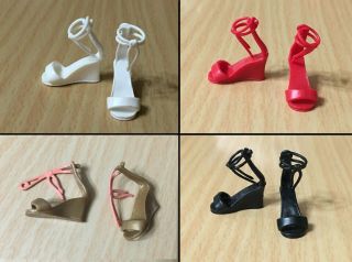 Barbie Doll Fashionistas Fashion Fever Strappy Wedge Sandals Shoes - Choose