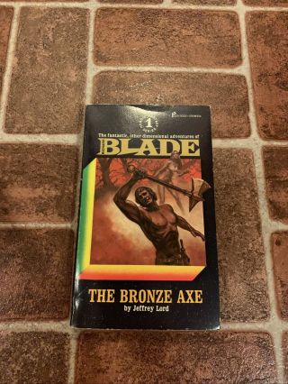 The Bronze Axe Blade By Jeffrey Lord 1973 Pinnacle 1st Printing Paperback Novel