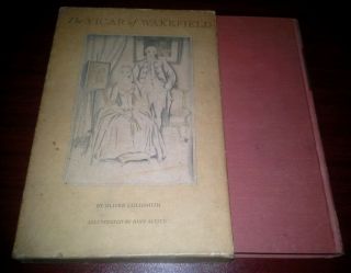 The Vicar Of Wakefield By Oliver Goldsmith Heritage Press 1939 Hc Slip Case