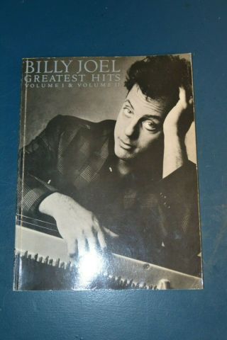 Billy Joel Greatest Hits Vol 1 & 2 Songbook Sheet Music Piano Vocal Guitar Rock