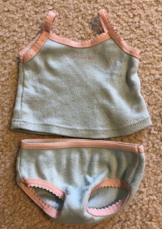 American Girl Doll Outfit Pink And Blue Underwear Cami And Panties 0025