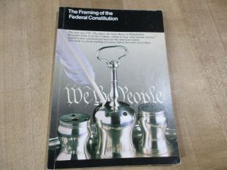 The Framing Of The Federal Constitution Handbook 103 Richard Morris 1986.  Pb (b)