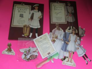 American Girl Pleasant Co Samantha Pastimes Craft Book & Paper Dolls