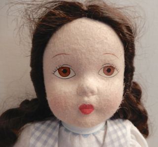 Madame Alexander Doll Dorothy Wizard Of Oz Felt Stuffed Lenci - Style 2000 25545