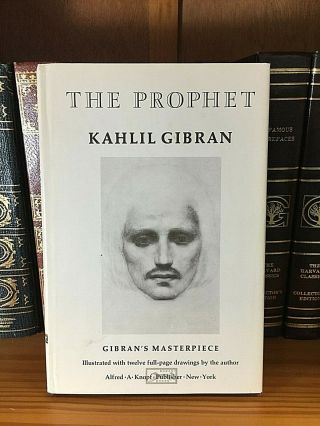 Kahlil Gibran The Prophet With Dust Jacket Illustrated
