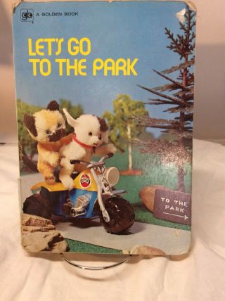 Vintage Golden Book,  Lets Go To The Park