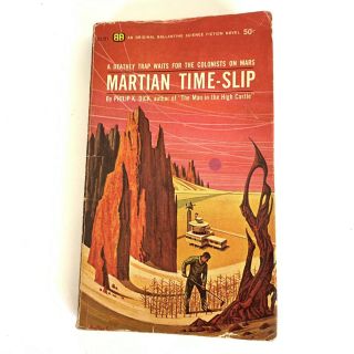 Martian Time - Slip By Philip K Dick Paperback 1st Edition 1964