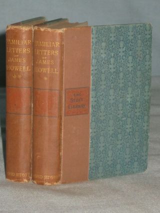 1890 Mini Book The Familiar Letters Of James Howell In 2 Vol.