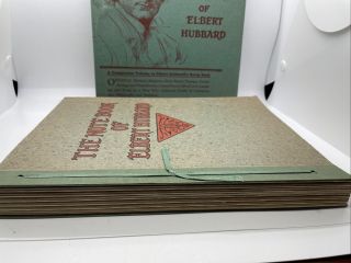 Roycroft - The Notebook Of Elbert Hubbard 1927 Great Cond.  W/ Dustcover & Box