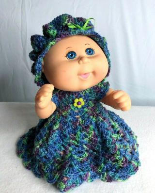 Cabbage Patch Kids 8 " Seated Hard Body Girl Doll 2015 Wct Custom Clothes