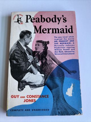 Peabody’s Mermaid Guy Jones Vintage Movie Paperback Ann Blyth William Powell