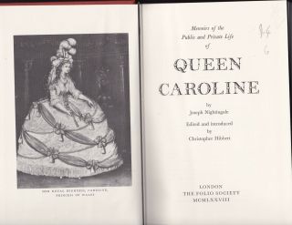 Memoirs Of The Public And Private Life Of Queen Caroline (j.  Nightingale) Folio